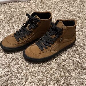 Vans Lizzie Brown High-Top Sneakers